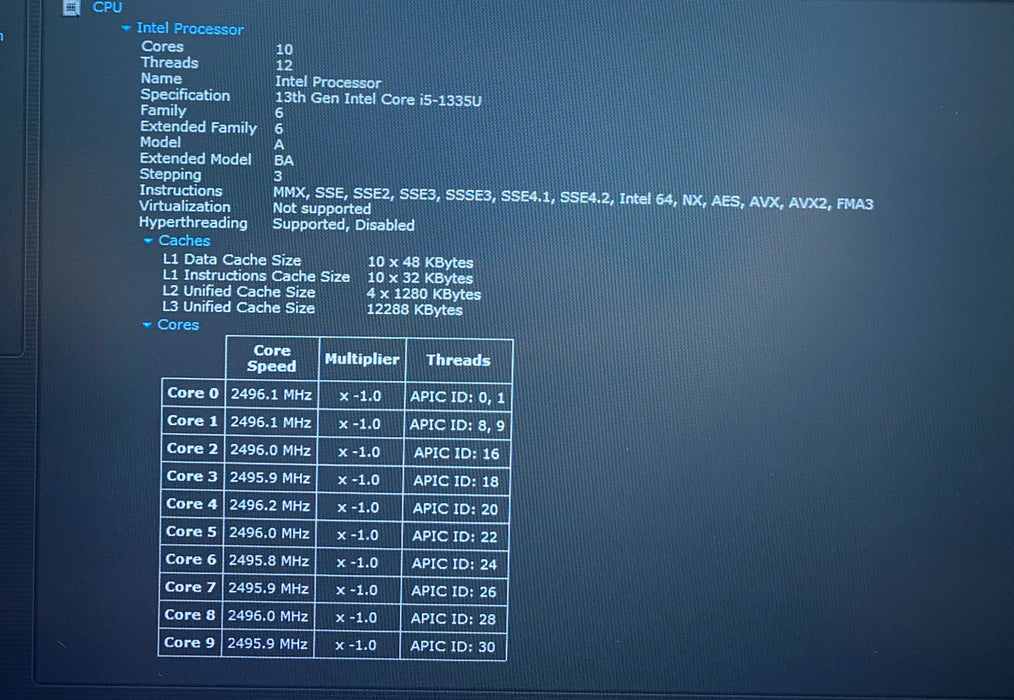 Dell Latitude 5440 Intel Core i5-1335U 1.30GHz 16GB RAM 256GB SSD