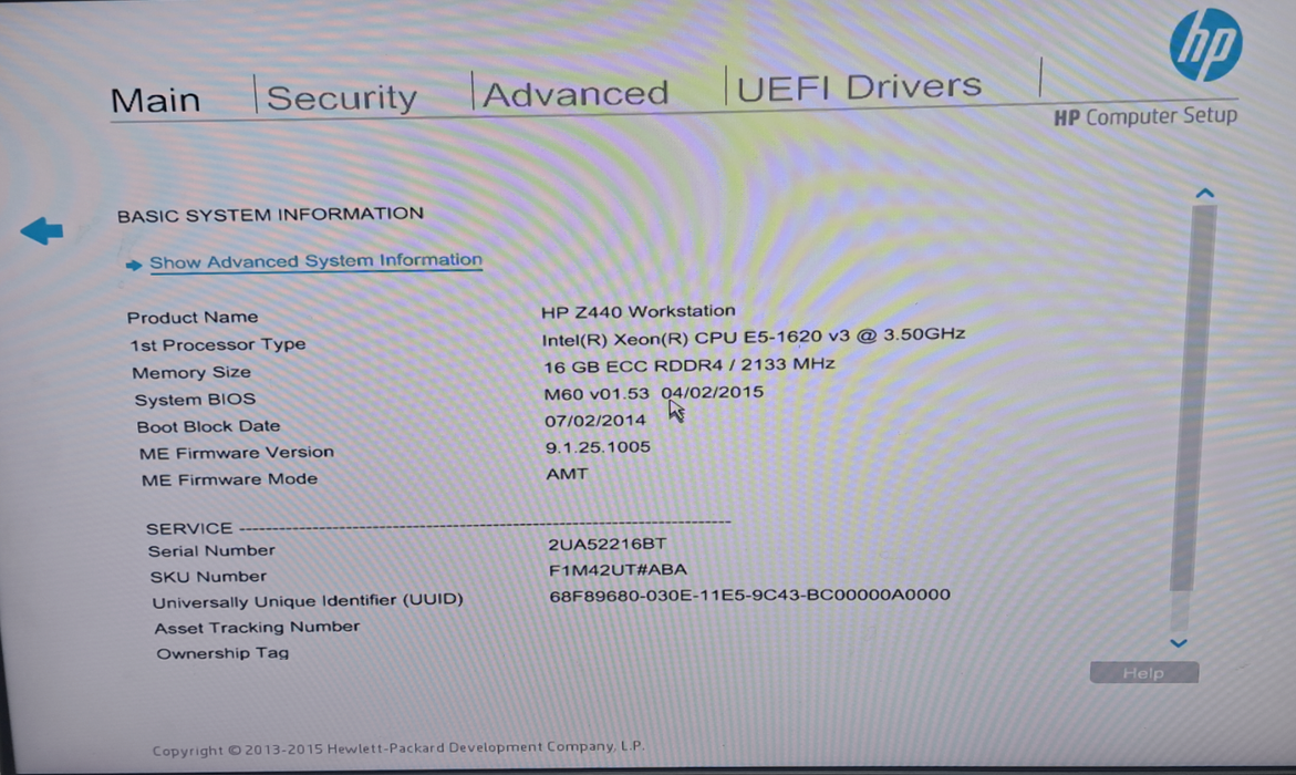 HP Z440 Workstation | Xeon E5-1620 v3 | 16GB DDR4 | 700W | NO HDD/GPU