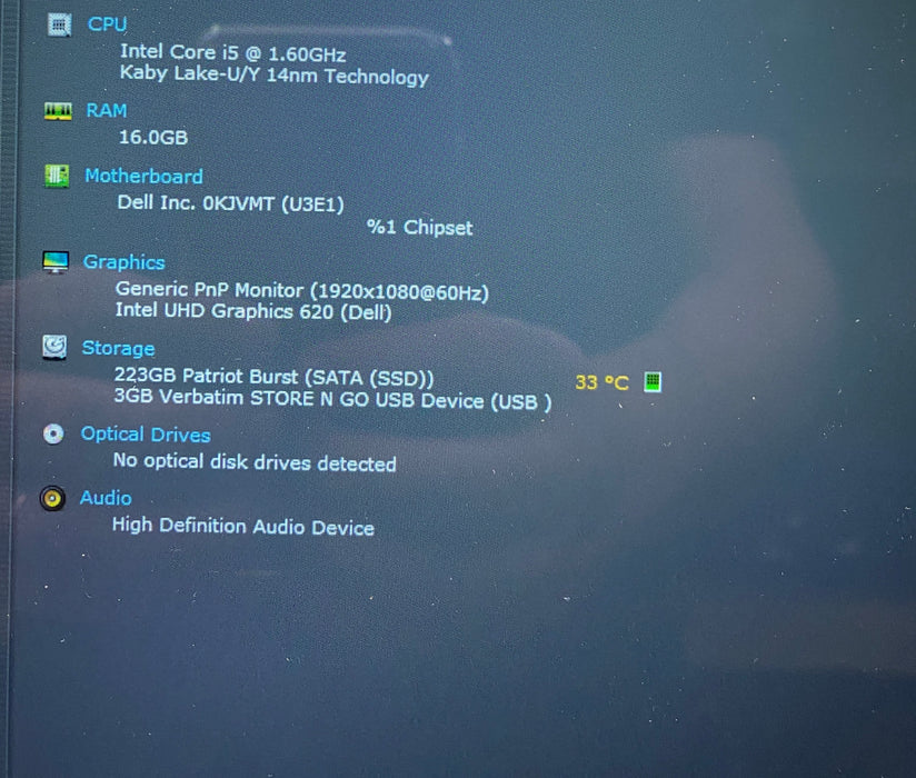 Dell Latitude 3390 2-in-1 TOUCH Intel Core i5-8250U 16GB RAM 240GB SSD