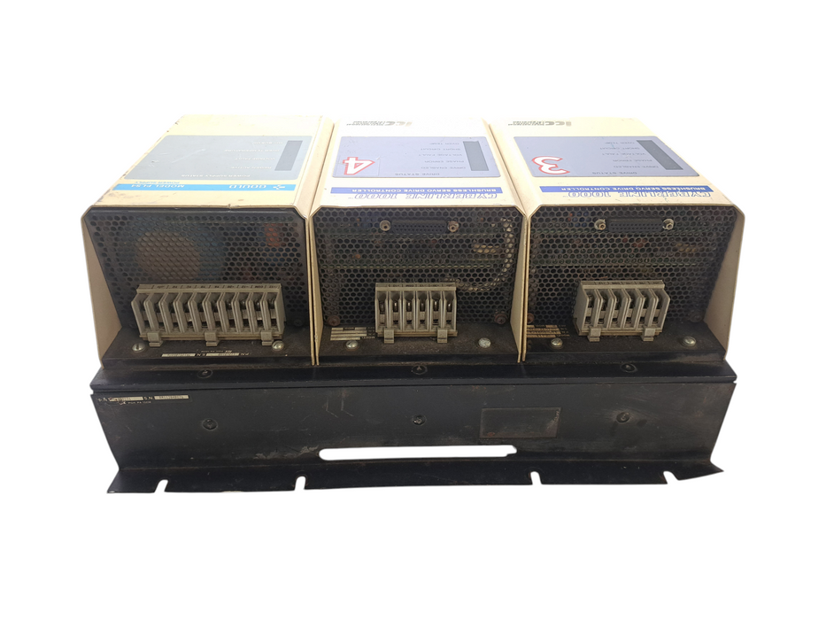 2x CYBERLINE 1000 Brushless Servo Drive Controllers w/ Gould PLS4 Power Supply