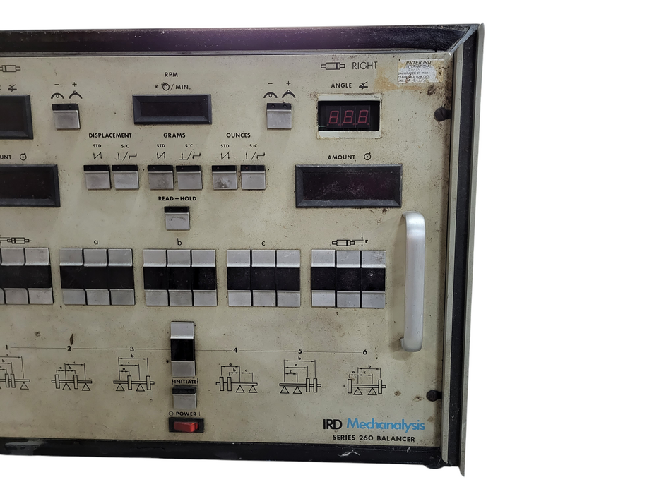 IRD Mechanalysis Series 260 Balancer READ