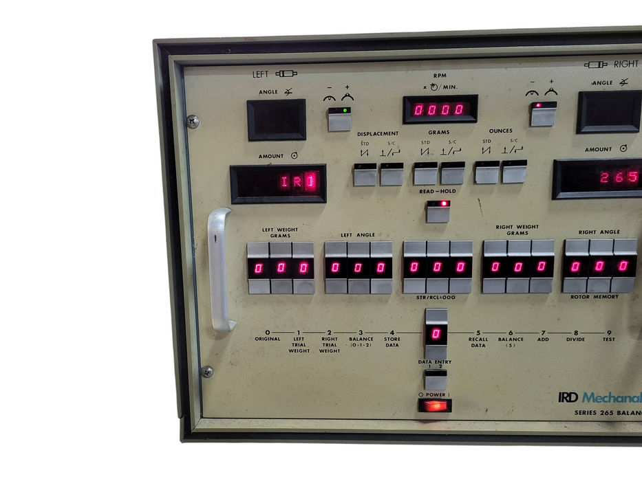 IRD Mechanalysis Series 265 Balancer READ