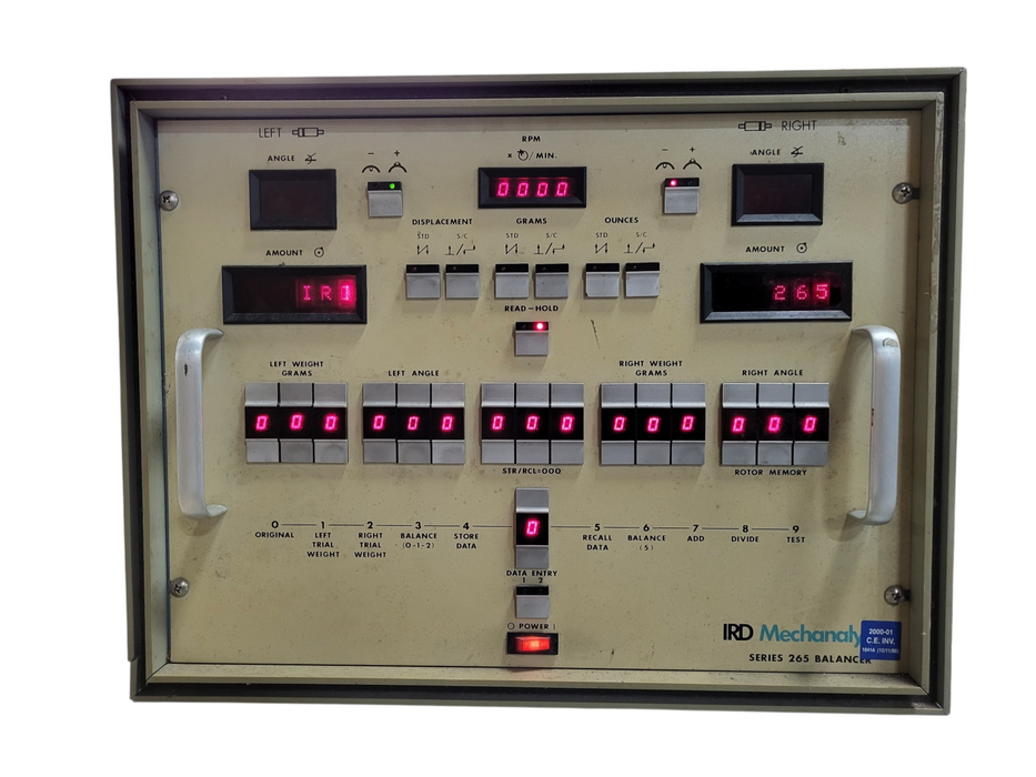 IRD Mechanalysis Series 265 Balancer READ