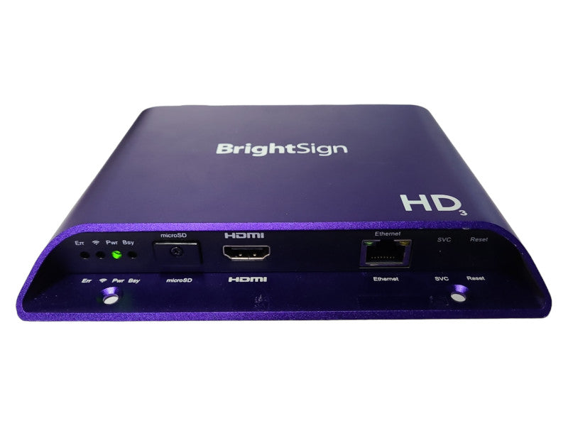 BrightSign HD223 HD3 Digital Signage Media Player, READ Q