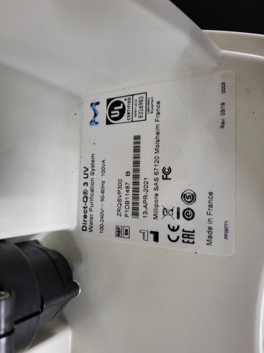 Millipore Direct-Q 3 UV Water Purifier READ