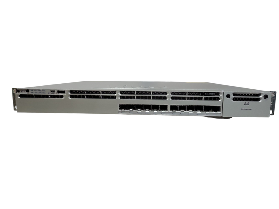 Cisco WS-C3850-12S-S 12 Port SFP 3850 Switch 2x PSU