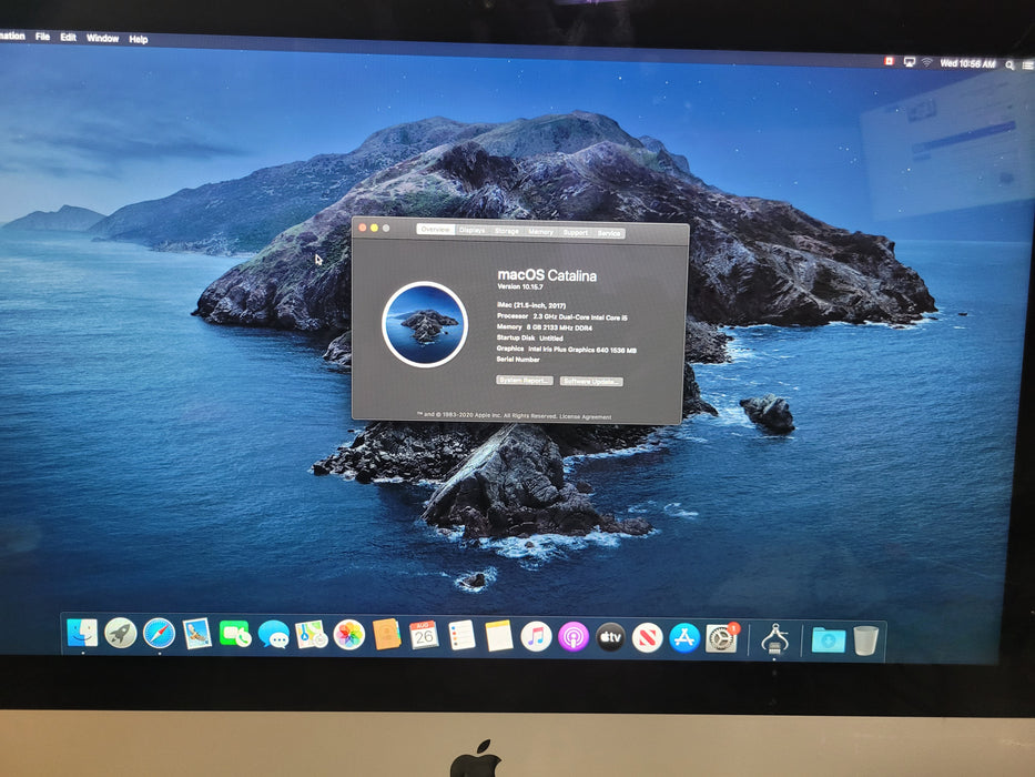 Apple iMac 21.5" Mid 2017 A1418 | Core i5 2.3GHz 8GB RAM 1TB HDD