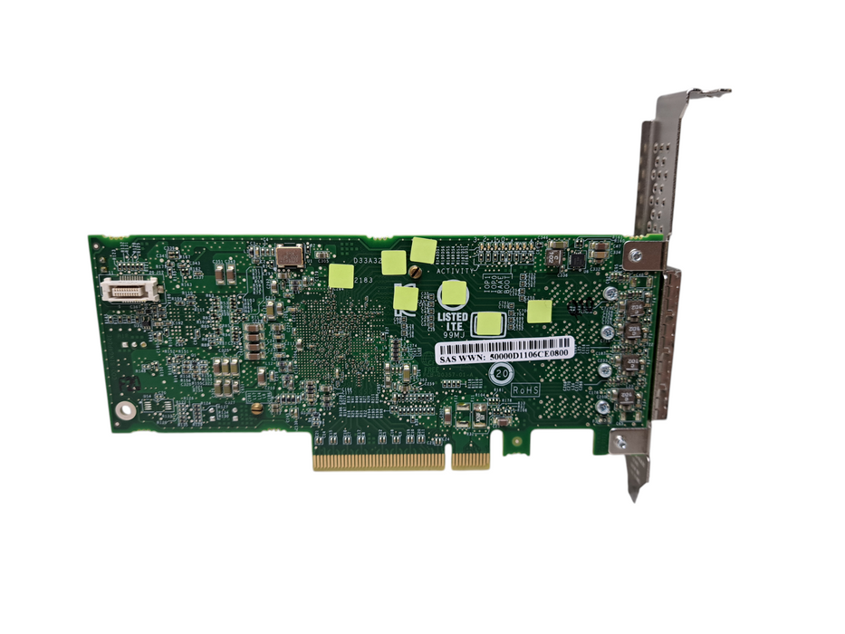 Dell ASA-80165H Quad-Port External Mini SAS HD 12Gb/s Host Bus Adapter HBA