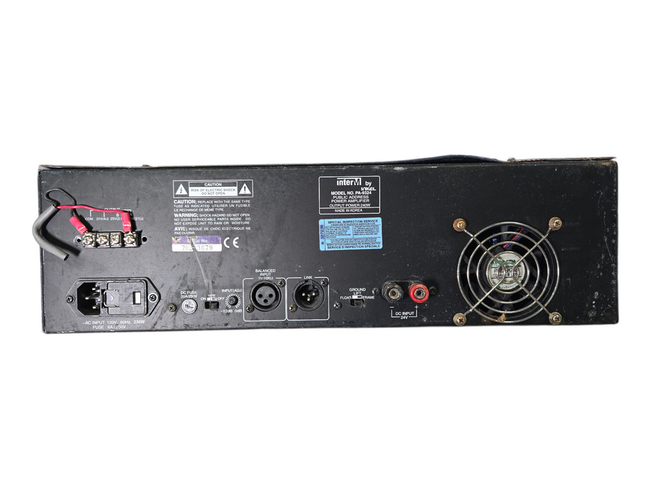 INTERM PA-9324 PUBLIC ADDRESS POWER AMPLIFIER