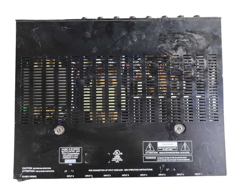 TOA 900 Series II Modular Mixer Amplifier A-912MK2