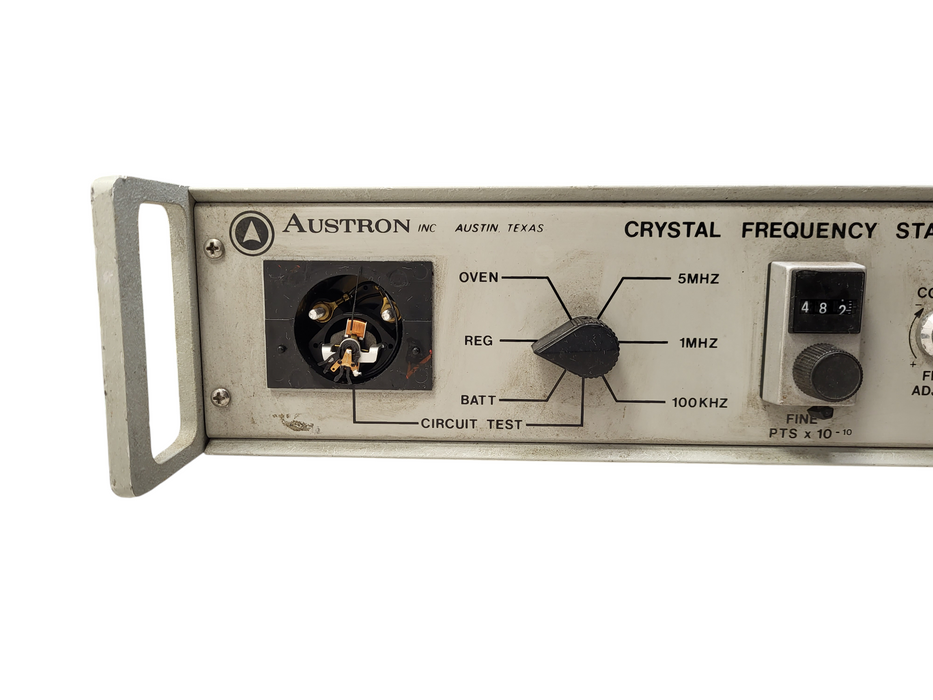 AUSTRON 1250A QUARTZ CRYSTAL FREQUENCY STANDARD READ