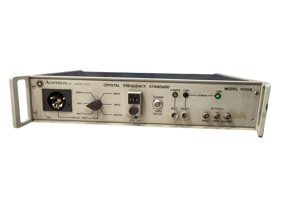 AUSTRON 1250A QUARTZ CRYSTAL FREQUENCY STANDARD READ