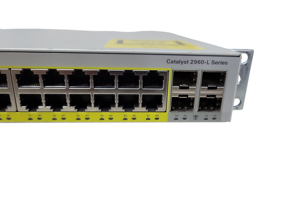 CISCO 2960 WS-C2960L-48PS-LL 48-Port Gigabit PoE Network Switch