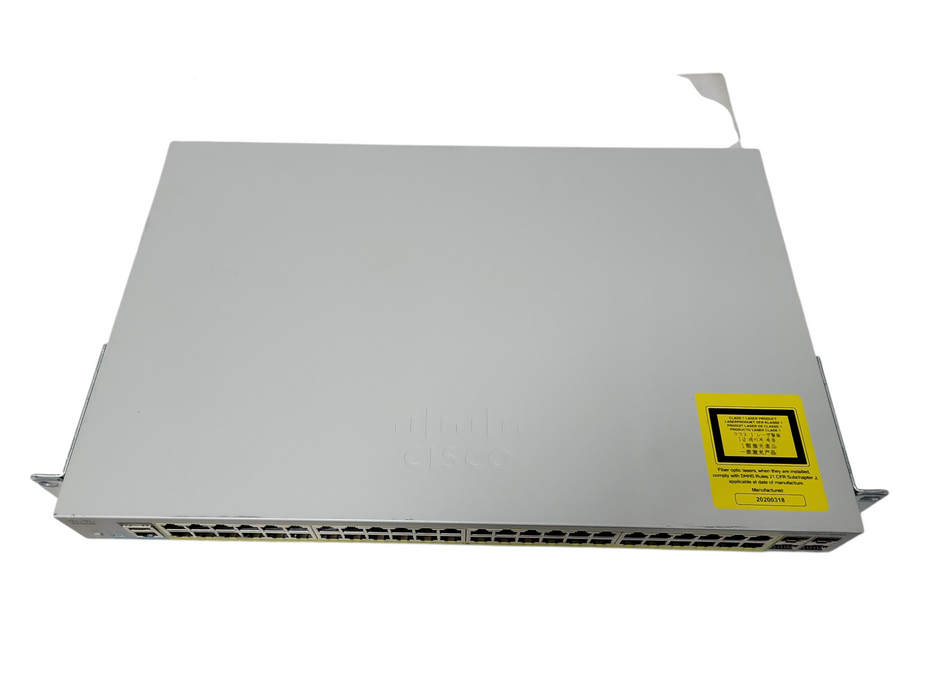 CISCO 2960 WS-C2960L-48PS-LL 48-Port Gigabit PoE Network Switch