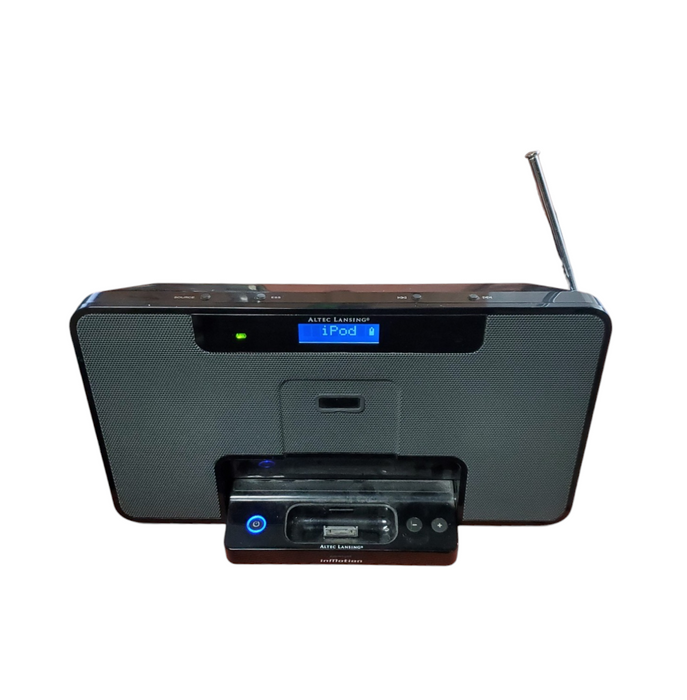 Altec Lansing Speaker System for iPod with FM Radio + Adapter