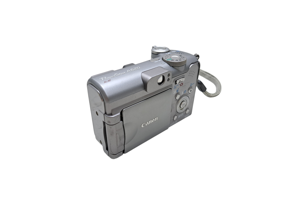 Canon PowerShot A620 7.1MP Digital Camera Silver PC1145 - Tested