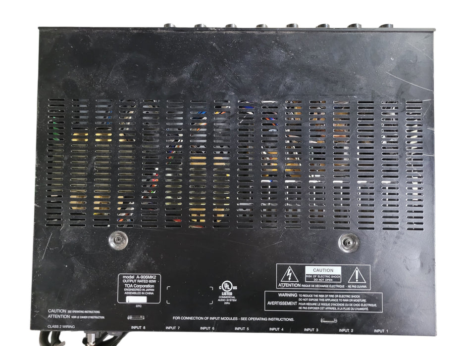 TOA 900 Series II Modular Mixer Amplifier A-906MK2 | READ!!