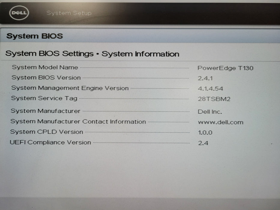 Dell PowerEdge T130 - 1x Xeon E3-1280 v6, 16GB DDR4 - No HDD
