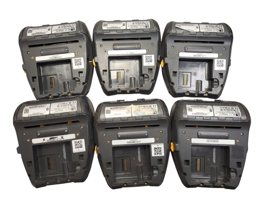 Lot of 6x Zebra QLN420 BT Mobile Label Printer READ