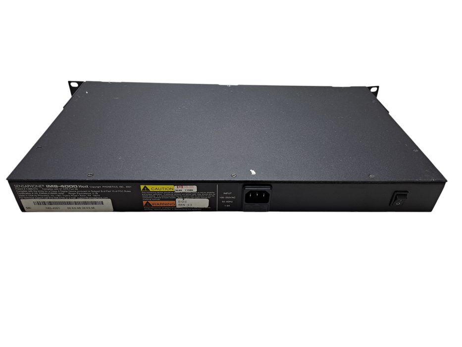 Sensaphone IMS-4000 Infrastructure Monitoring System Host *READ*