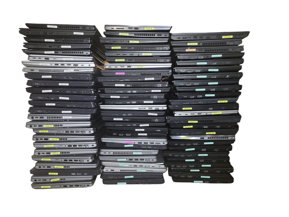 Lot 77x B/C-Grade HP/Lenovo/DELL 10-12 Gen Laptops (BCL15-01)