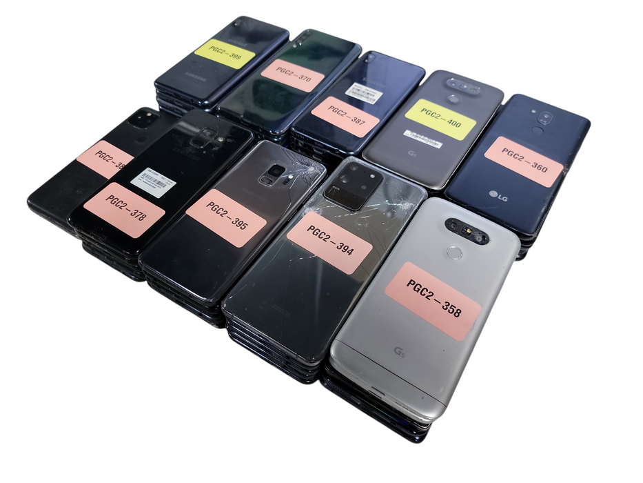Lot of 47x Android Phones [Samsung / LG / Google | B/C Condition][PGC2-8]