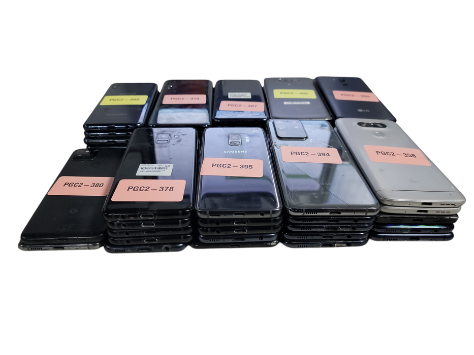 Lot of 47x Android Phones [Samsung / LG / Google | B/C Condition][PGC2-8]