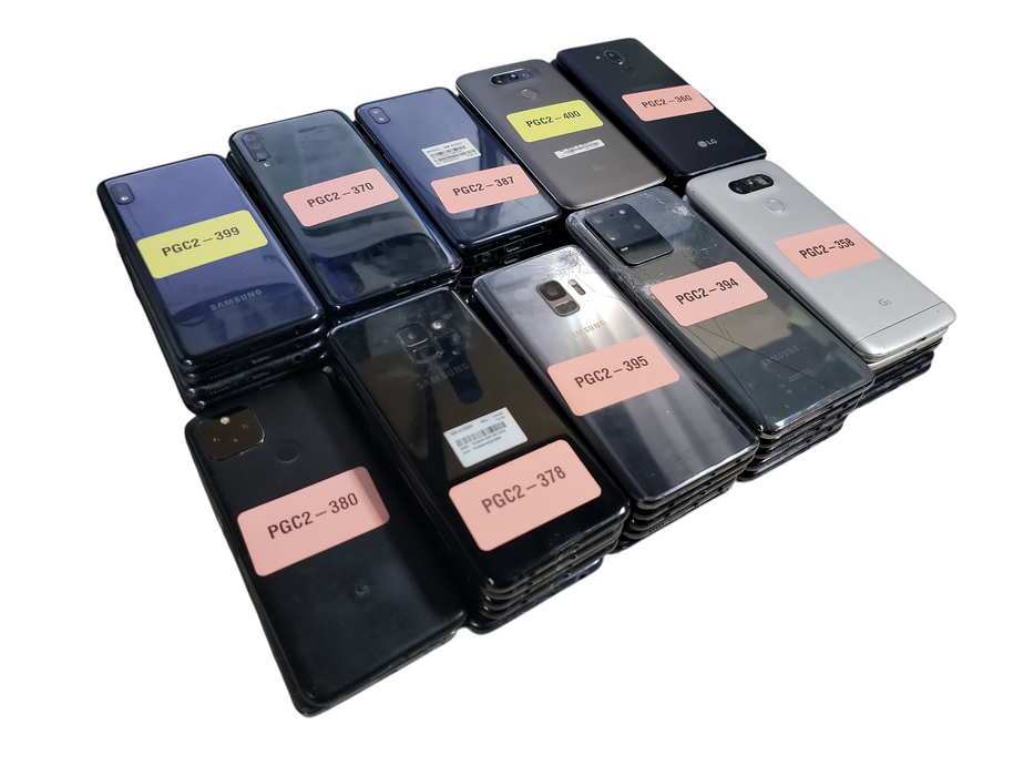 Lot of 47x Android Phones [Samsung / LG / Google | B/C Condition][PGC2-8]