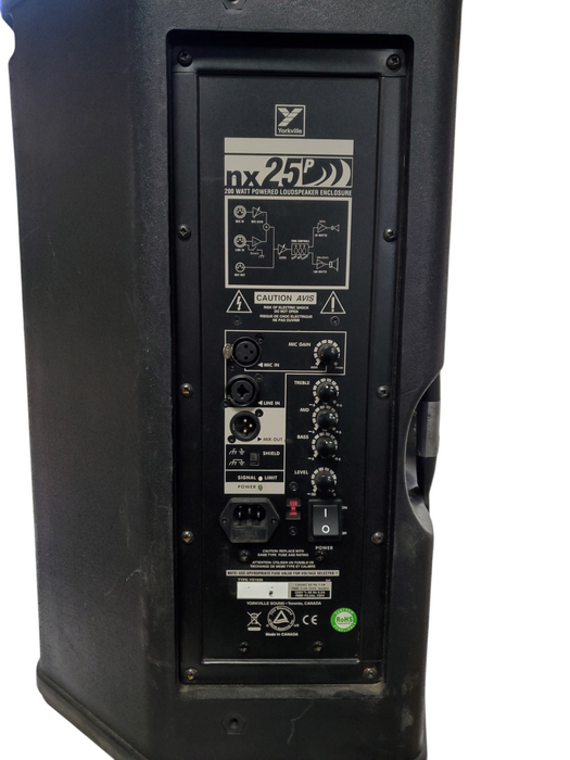 Yorkville nx25P 200-Watt Powered Loudspeaker Enclosure *READ*