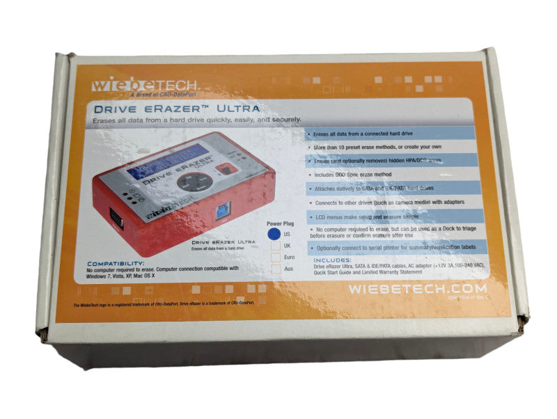 WiebeTech Drive eRazer Ultra Hard Drive Eraser SATA IDE  -