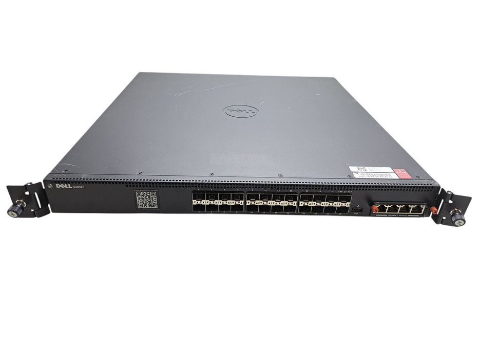 Dell Networking N4032F | 24-Port 10GbE SFP+ Managed Switch w/ 2x 460W PSU