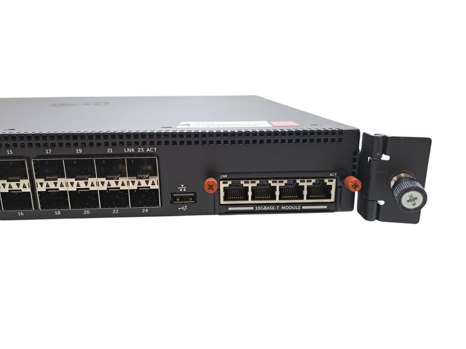 Dell Networking N4032F | 24-Port 10GbE SFP+ Managed Switch w/ 2x 460W PSU