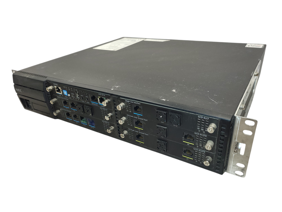 NEC Univerge SV9100/SV9300 CHS2UG-US Chassis /w CP10, 2x 8DLCA, 4LCF, 2x 4COTB