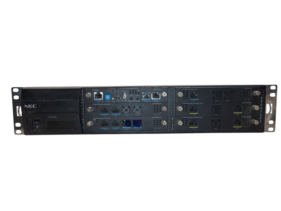NEC Univerge SV9100/SV9300 CHS2UG-US Chassis /w CP10, 2x 8DLCA, 4LCF, 2x 4COTB
