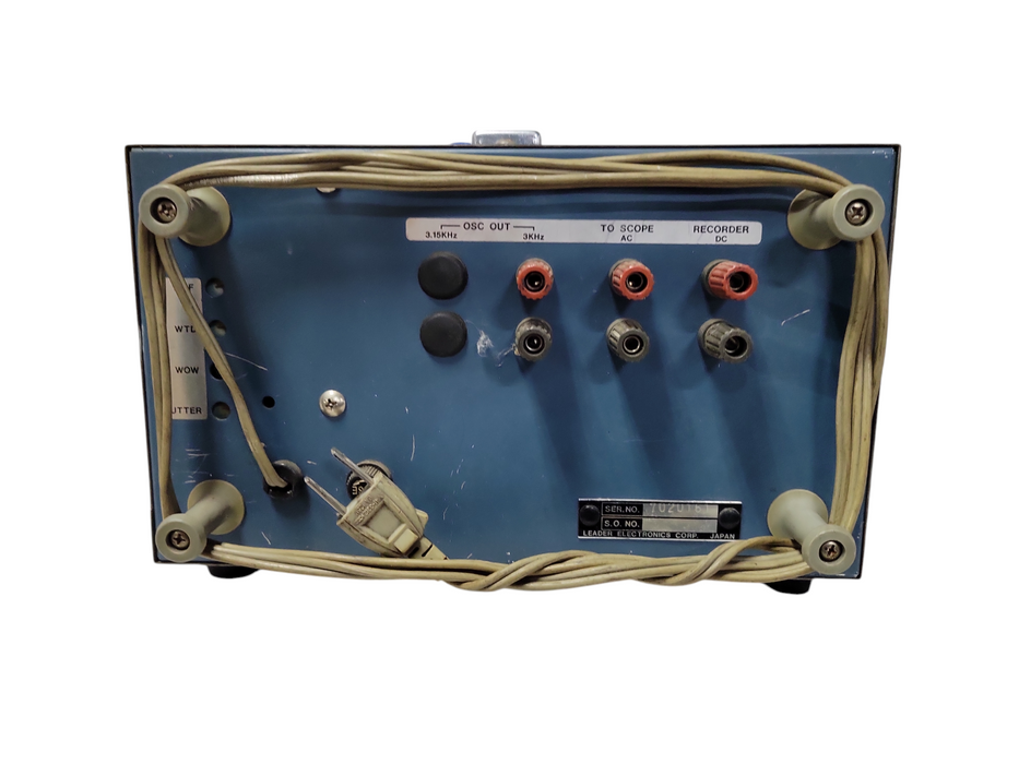 Vintage! Leader LFM39A Wow Flutter & Meter READ