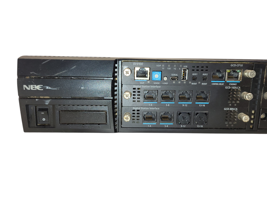 NEC Univerge SV9100/SV9300 CHS2UG-US Chassis /w CP10, 16DLCA, 8DLCA, 4LCF, 4COTB