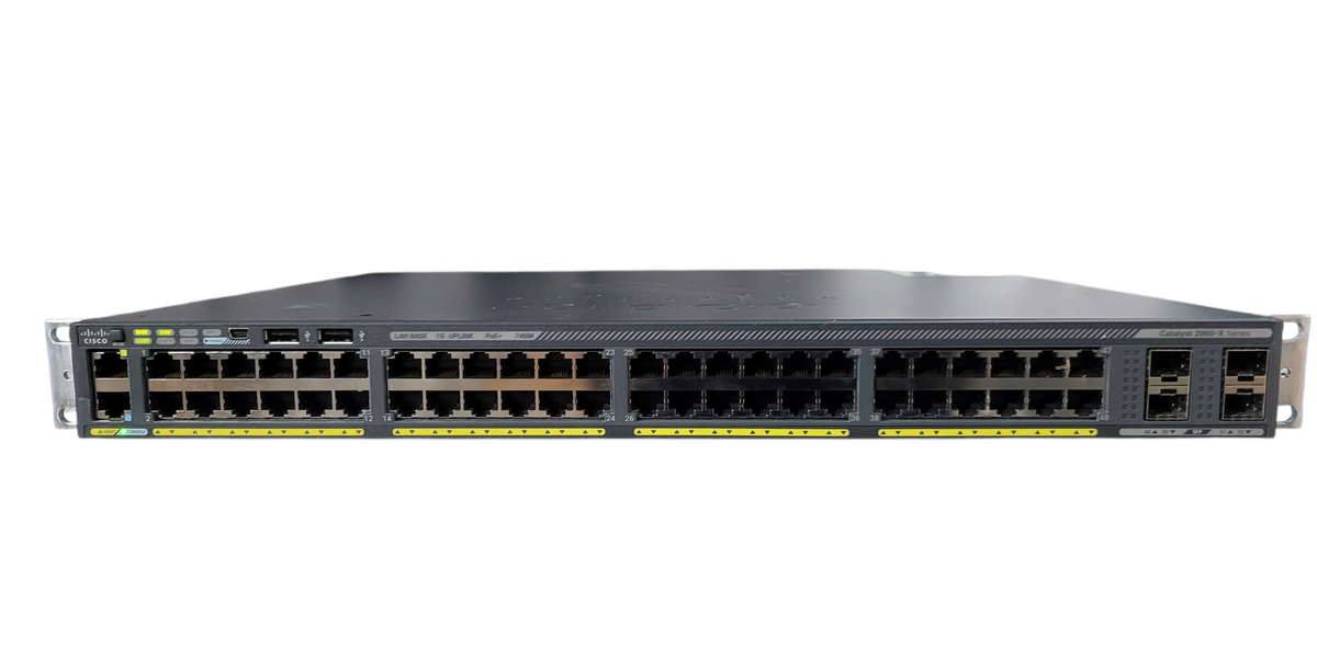 Cisco Catalyst 2960X 48-Port PoE+ Switch WS-C2960X-48FPS-L 740W