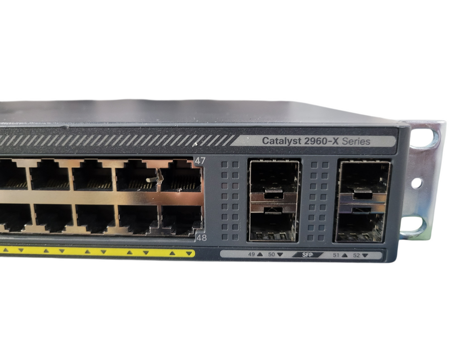 Cisco Catalyst 2960X 48-Port PoE+ Switch WS-C2960X-48FPS-L 740W