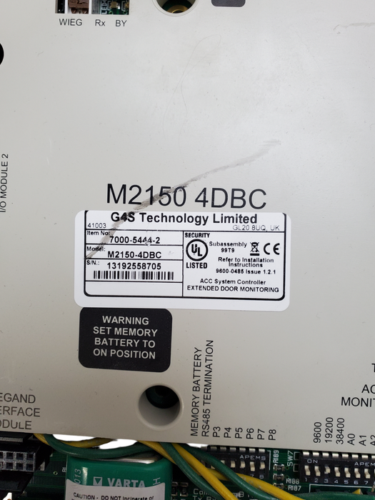 G4S M2150-4DBC | 7000-5444-2 Controller Board *READ*