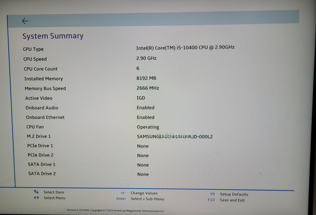 Lenovo ThinkCentre M70c | i5-10400 @2.90GHz 8GB DDR4 256GB NVMe