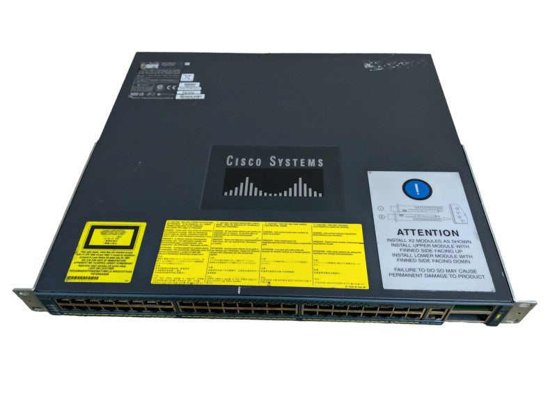 Cisco Catalyst WS-C4948-10GE 48 Port Gigabit Network Switch Q