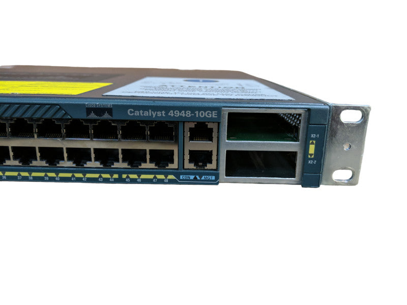 Cisco Catalyst WS-C4948-10GE 48 Port Gigabit Network Switch Q