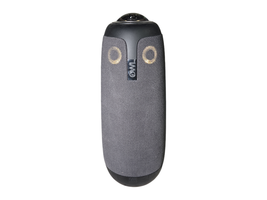 Owl Labs Meeting Owl Smart Display Speaker in Black, Model MTW100, No AC Adapter