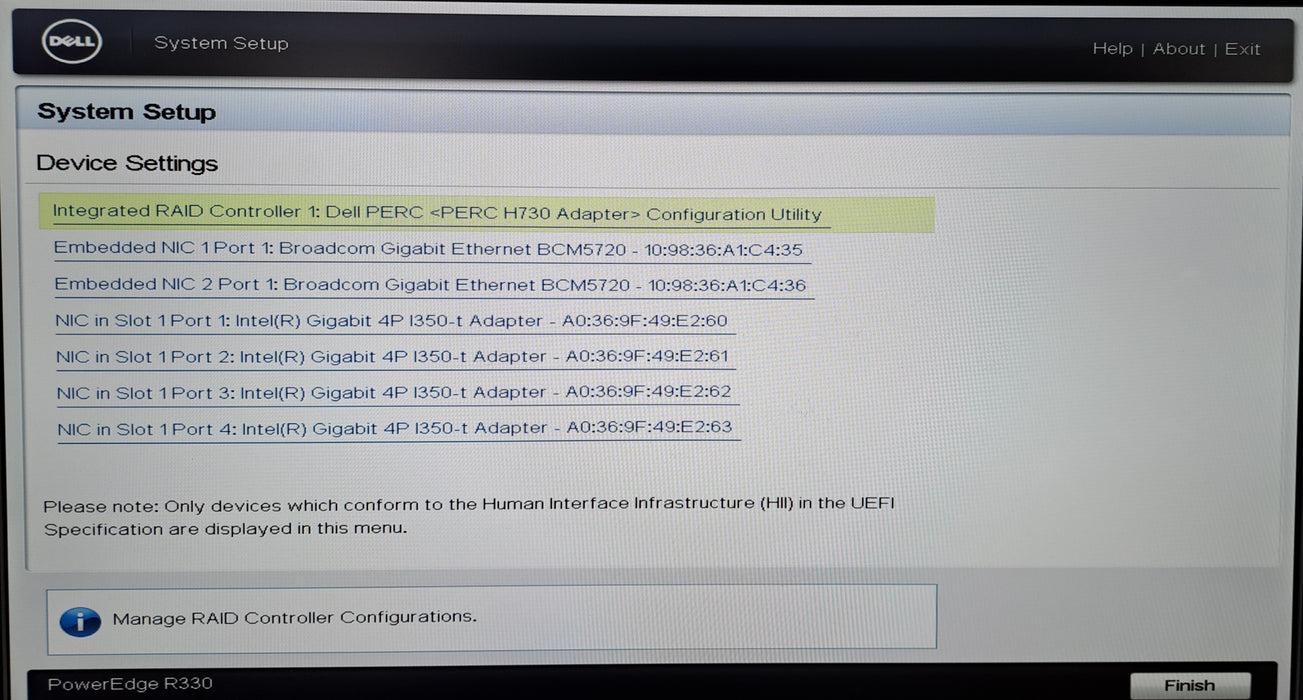 Dell PowerEdge R330 8x 2.5" | Xeon E3-1240 v5 @3.50GHz, 32GB ECC DDR4, PERC H730