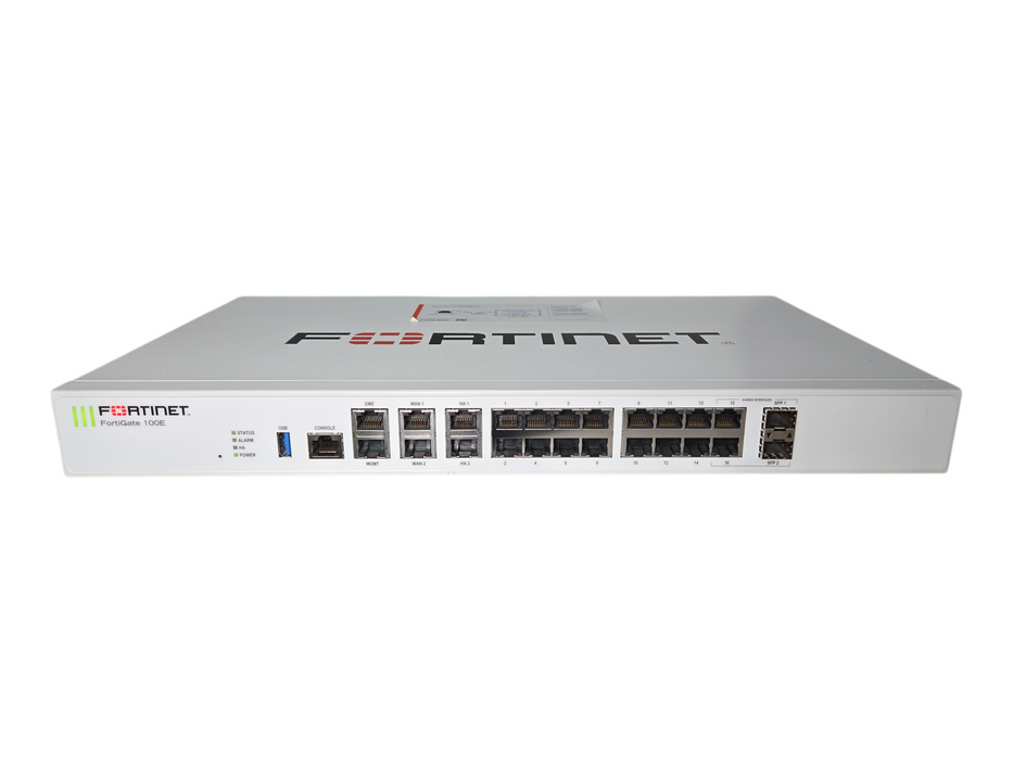 Fortinet FortiGate 100E Network Security Firewall FG-100E FG100E