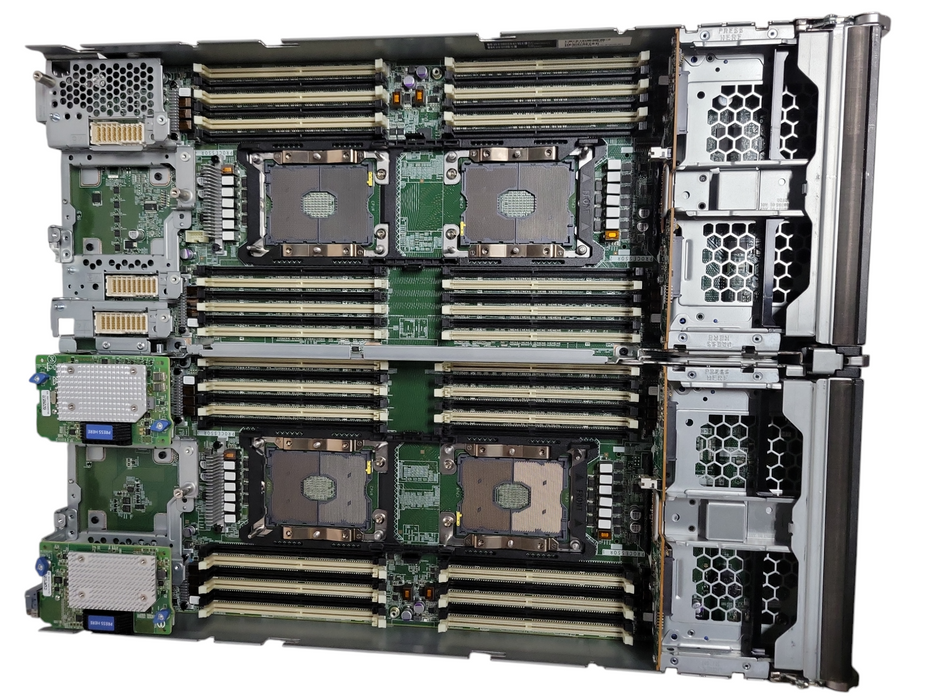HP synergy 660 Gen 10 barebone server with 4x CPU Heat sinks, No CPU/RAM/HDD