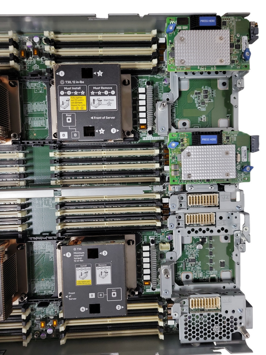 HP synergy 660 Gen 10 barebone server with 4x CPU Heat sinks, No CPU/RAM/HDD