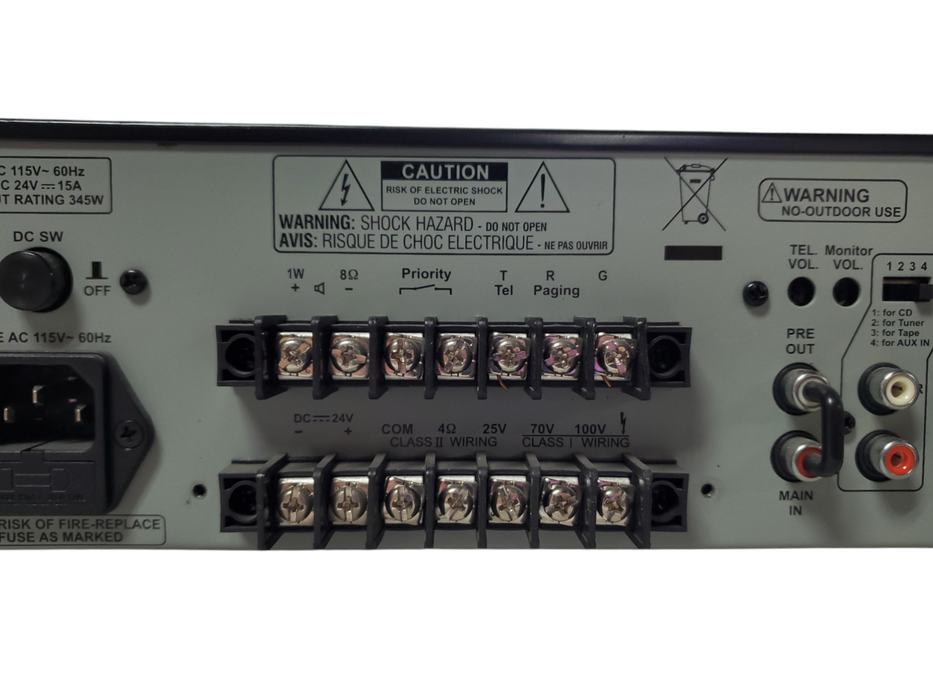 Tortech PA150 150-Watt P.A. Amplifier