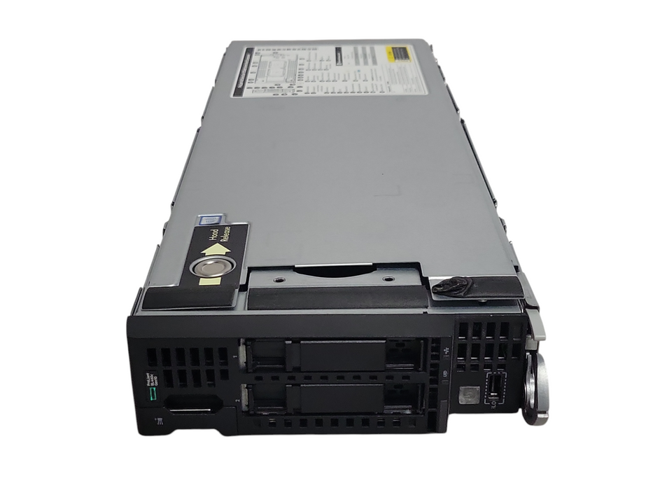 HP proliant 460c Gen 10 Blade Server barebone with 2x CPU Heat sinks, No RAM/CPU