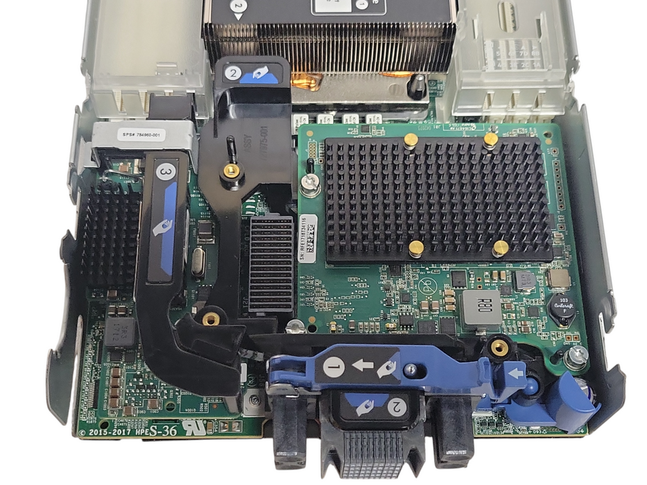 HP proliant 460c Gen 10 Blade Server barebone with 2x CPU Heat sinks, No RAM/CPU